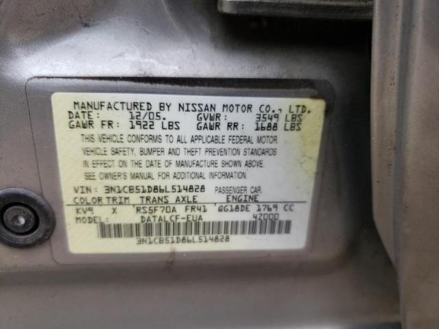 2006 Nissan Sentra 1.8