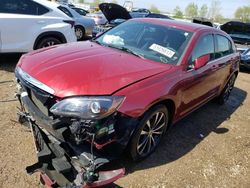 Salvage cars for sale from Copart Elgin, IL: 2012 Chrysler 200 Touring