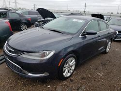 Salvage cars for sale at Dyer, IN auction: 2017 Chrysler 200 Limited