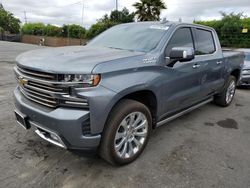 Salvage cars for sale from Copart San Martin, CA: 2020 Chevrolet Silverado K1500 High Country