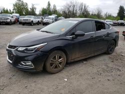 Salvage cars for sale from Copart Portland, OR: 2017 Chevrolet Cruze LT