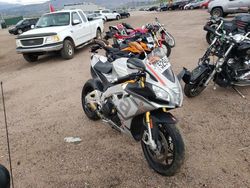 Salvage motorcycles for sale at Colorado Springs, CO auction: 2016 Aprilia RSV4 RF