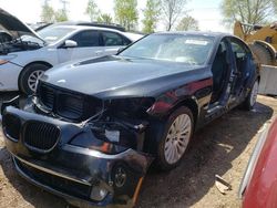 Salvage cars for sale at Elgin, IL auction: 2012 BMW 750 XI