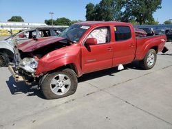 Salvage cars for sale from Copart Sacramento, CA: 2010 Toyota Tacoma Double Cab Long BED