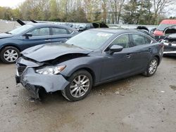 Salvage cars for sale at North Billerica, MA auction: 2016 Mazda 6 Sport