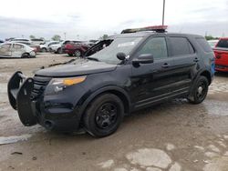Salvage cars for sale at Indianapolis, IN auction: 2015 Ford Explorer Police Interceptor