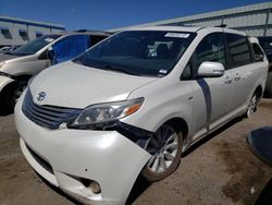 Toyota salvage cars for sale: 2017 Toyota Sienna XLE