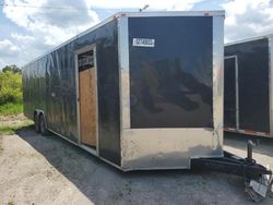 Salvage trucks for sale at Riverview, FL auction: 2022 Southwind H Georgia Cargo 8.5X28 10K Enclosed