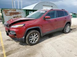 Salvage cars for sale at Wichita, KS auction: 2014 Jeep Cherokee Latitude