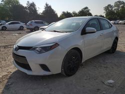 Salvage cars for sale from Copart Madisonville, TN: 2015 Toyota Corolla ECO