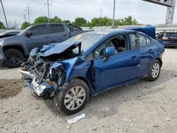 Salvage cars for sale at Columbus, OH auction: 2012 Honda Civic LX