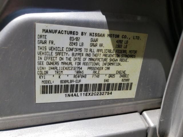 2002 Nissan Altima Base