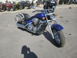 Salvage motorcycles for sale at Kansas City, KS auction: 2015 Honda VT1300 CR