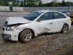 Chevrolet Cruze LT salvage cars for sale: 2015 Chevrolet Cruze LT