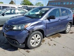 Honda CRV salvage cars for sale: 2013 Honda CR-V EX