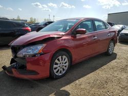 Salvage cars for sale from Copart Rocky View County, AB: 2013 Nissan Sentra S