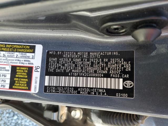 2012 Toyota Camry Base