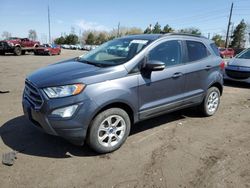 Salvage cars for sale at Denver, CO auction: 2018 Ford Ecosport SE