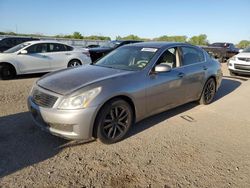 Salvage cars for sale from Copart Kansas City, KS: 2007 Infiniti G35