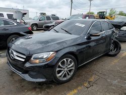 Salvage cars for sale at Chicago Heights, IL auction: 2016 Mercedes-Benz C300