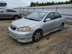 Salvage cars for sale from Copart Memphis, TN: 2005 Toyota Corolla CE
