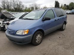 Salvage cars for sale from Copart Portland, OR: 2003 Toyota Sienna LE