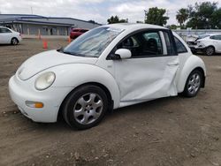 Salvage cars for sale at San Diego, CA auction: 2002 Volkswagen New Beetle GLS