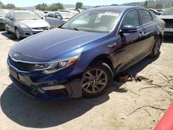 Salvage cars for sale at San Martin, CA auction: 2019 KIA Optima LX