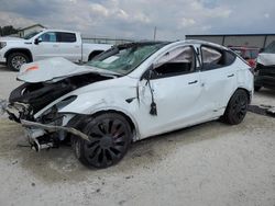 Salvage cars for sale at Arcadia, FL auction: 2022 Tesla Model Y