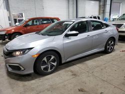 Honda salvage cars for sale: 2019 Honda Civic LX