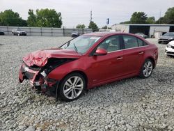 Chevrolet salvage cars for sale: 2014 Chevrolet Cruze LTZ