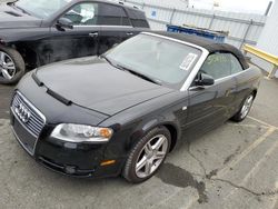 Salvage cars for sale from Copart Vallejo, CA: 2008 Audi A4 2.0T Cabriolet Quattro