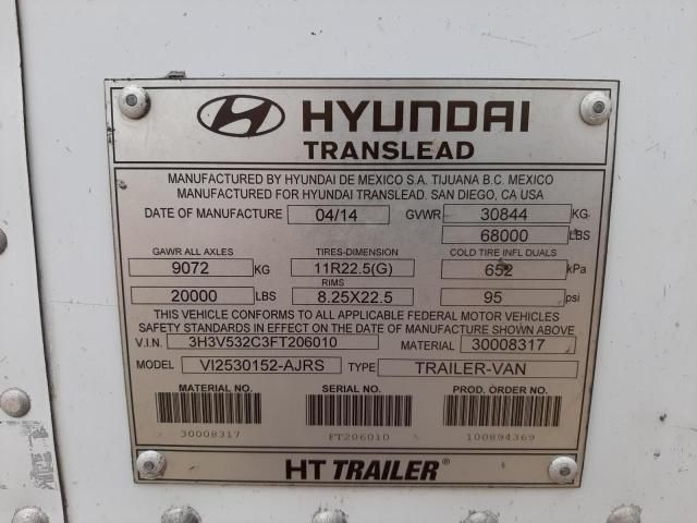 2015 Hyundai Trailer