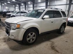 Ford salvage cars for sale: 2012 Ford Escape Limited