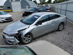 Salvage cars for sale from Copart Wichita, KS: 2018 Chevrolet Malibu LS
