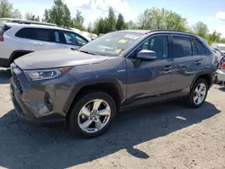 Salvage cars for sale at Portland, OR auction: 2021 Toyota Rav4 XLE Premium