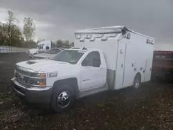 Salvage trucks for sale at Central Square, NY auction: 2019 Chevrolet Silverado K3500 LT