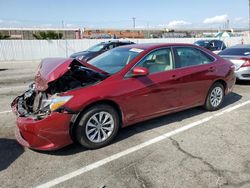 Toyota Camry LE Vehiculos salvage en venta: 2015 Toyota Camry LE