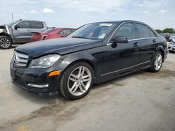 Salvage cars for sale from Copart Grand Prairie, TX: 2013 Mercedes-Benz C 250