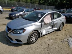 Salvage cars for sale at Waldorf, MD auction: 2017 Nissan Sentra S