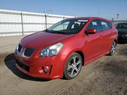 Salvage cars for sale from Copart Bakersfield, CA: 2009 Pontiac Vibe GT