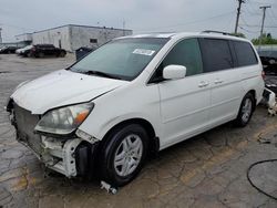 Salvage cars for sale at Chicago Heights, IL auction: 2007 Honda Odyssey EXL