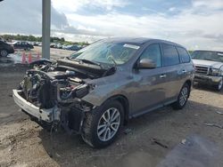 Salvage cars for sale at West Palm Beach, FL auction: 2014 Nissan Pathfinder S