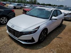 Salvage cars for sale at Cahokia Heights, IL auction: 2023 Hyundai Elantra Limited