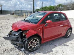 Salvage cars for sale from Copart Homestead, FL: 2013 Fiat 500 Sport