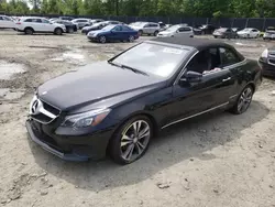 Salvage cars for sale at Waldorf, MD auction: 2015 Mercedes-Benz E 400