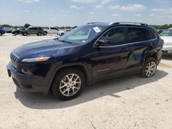 Salvage cars for sale at San Antonio, TX auction: 2015 Jeep Cherokee Latitude