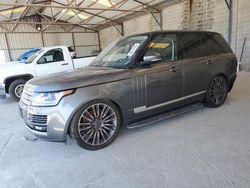 Salvage cars for sale from Copart Cartersville, GA: 2017 Land Rover Range Rover HSE