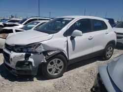 Chevrolet Trax LS salvage cars for sale: 2018 Chevrolet Trax LS