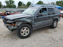 Jeep Grand Cherokee Laredo salvage cars for sale: 2002 Jeep Grand Cherokee Laredo